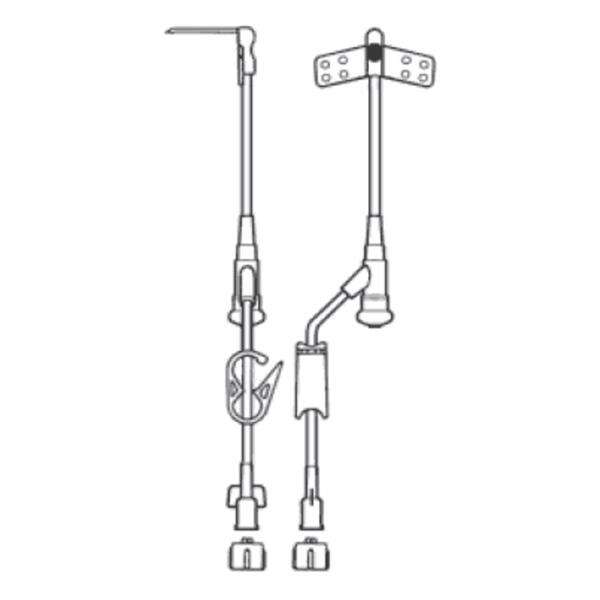Administration Set NCrng 90Deg Hbr 20gx1 Yinj 9